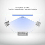 Load image into Gallery viewer, 150 degree projection screen