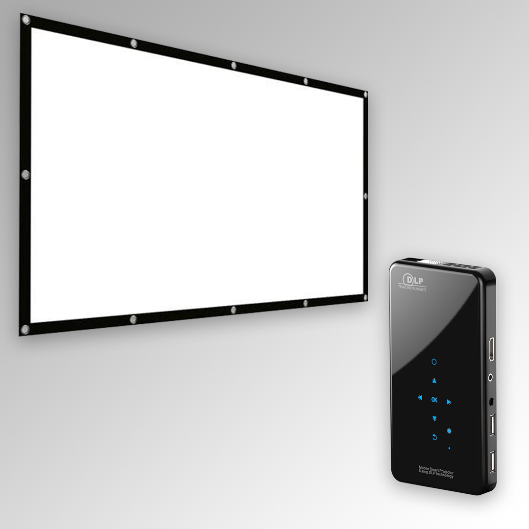 Prima HD Projector and Portable Screen